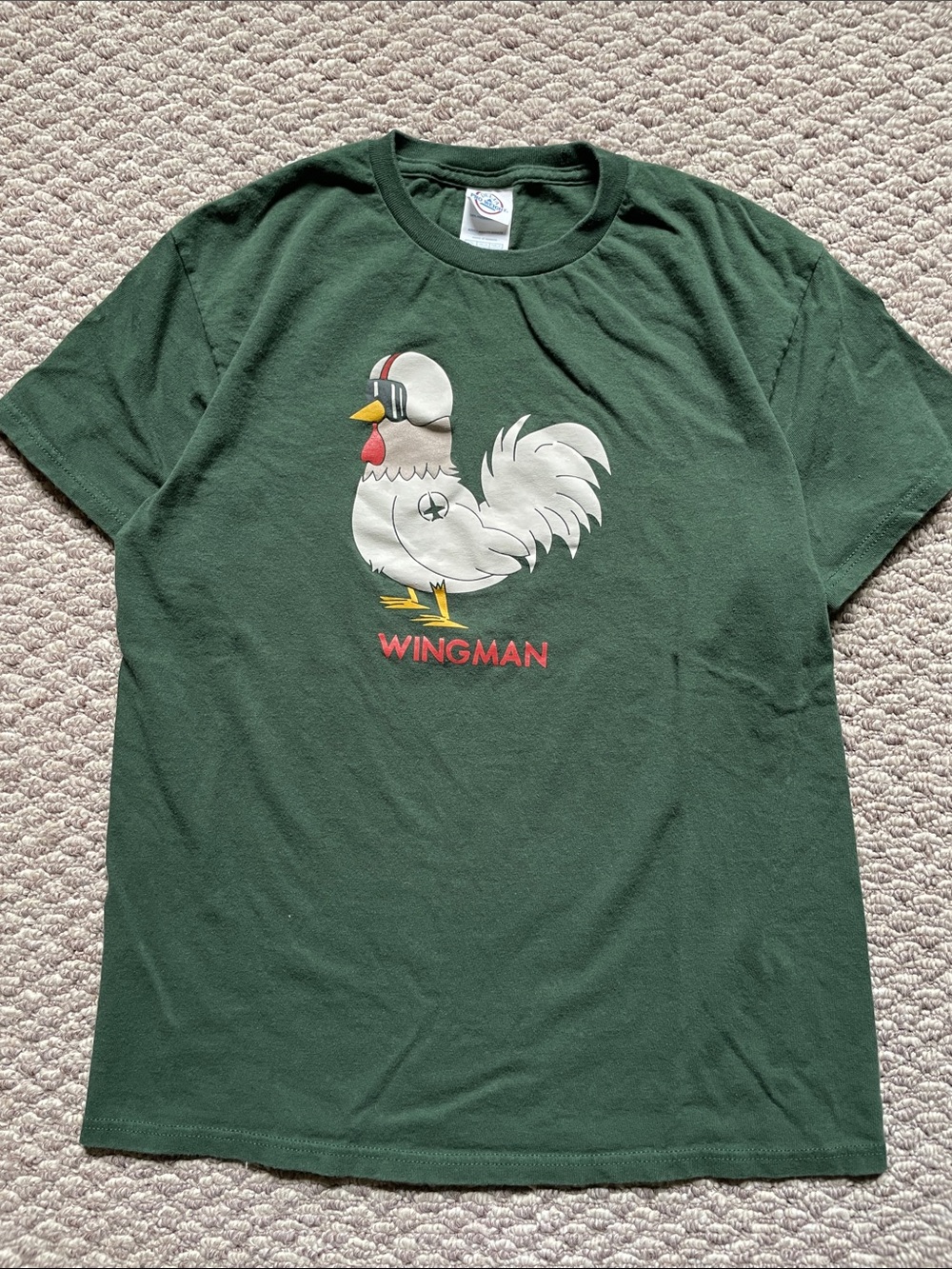 Funny Wingman co pilot rooster t shirt